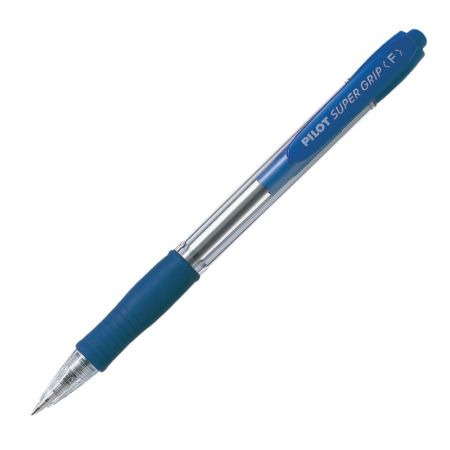 Lodīšu pildspalva PILOT SUPER GRIP 0.7mm zila tinte (200-05171)