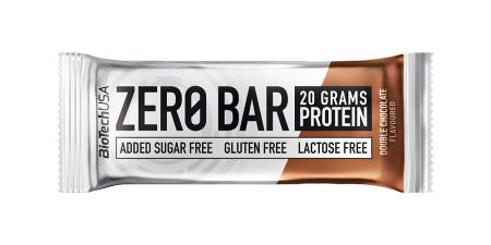 Proteīna batoniņš BioTechUSA Zero Bar, dubultā šokolāde, 50g (450-10256)