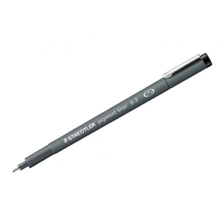 Pildspalva STAEDTLER Pigment Liner, 0,3 mm, melna (200-13948)