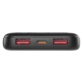 Ārējā baterija EMOS AlphaQ3, 10 000 mAh, 22,5 W, melna (250-09331)