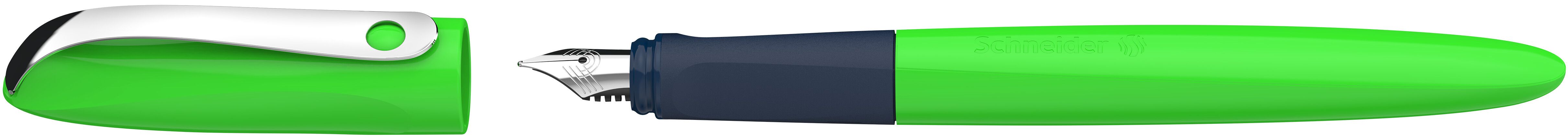 Tintes pildspalva SCHNEIDER Wavy A Wallet zaļa 1gab. (200-14957)