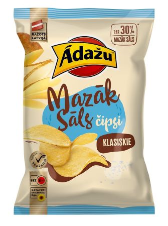 Čipsi ĀDAŽU Klasiskie, 130g (450-23392)