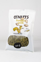 Ķirbju sēklas O!NUTS, lobītas, 150 g (450-04527)