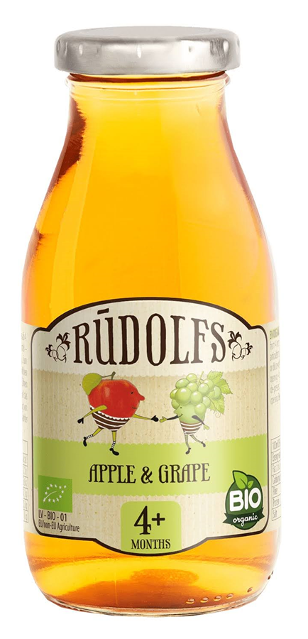 Sula RŪDOLFS BIO Ābols un vīnogas, no 4 mēn., 260ml (DEP) (450-27796)