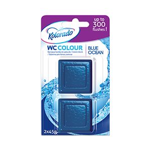 Tualetes tabletes WC Colour BLUE Ocean, 2x45 g (400-05785)