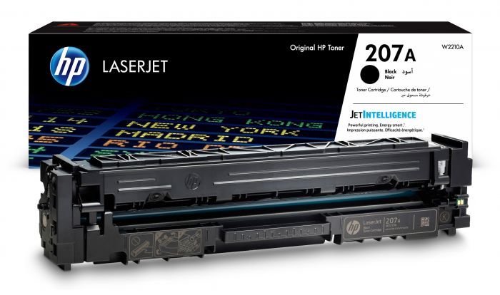 Toneris HP 207A (W2210A), melns kārtridžs lāzerprinteriem (300-05617)