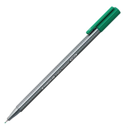 Flomasterveida pildspalva STAEDTLER TRIPLUS fineliner, 0.3mm, zaļa tinte (200-00577)