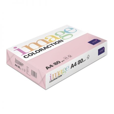 Krāsains papīrs IMAGE COLORACTION, A4, 80 gsm, 500 loksnes, TROPIC / PALE PINK (100-00134)