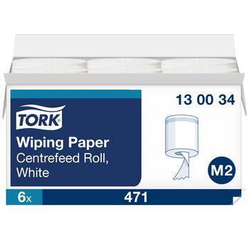 Papīrs slaucīšanai TORK Advanced, 1 sl., 471 lapas rullī, 19.5 cm x 165 m, baltā krāsā (400-03657)