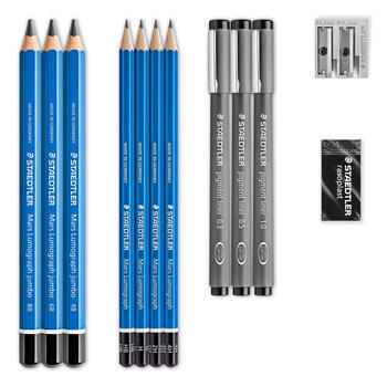Zīmēšanas komplekts STAEDTLER Mars 100 (200-14621)