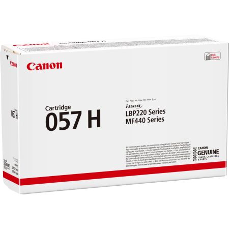 Toneris Canon 057H (3010C002), melns kārtridžs lāzerprinteriem, 10000 lpp. (300-05621)
