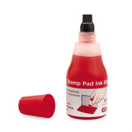 Zīmogu tinte COLOP 801 sarkana, 25 ml (650-00066)