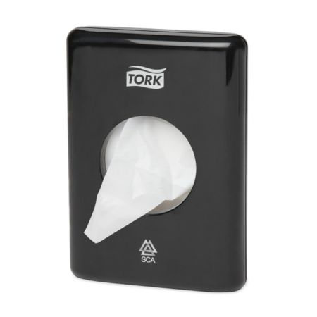 Sanitāro maisu turētājs TORK B5, 100 x 36 x 140 mm, melnā krāsā (400-02068)