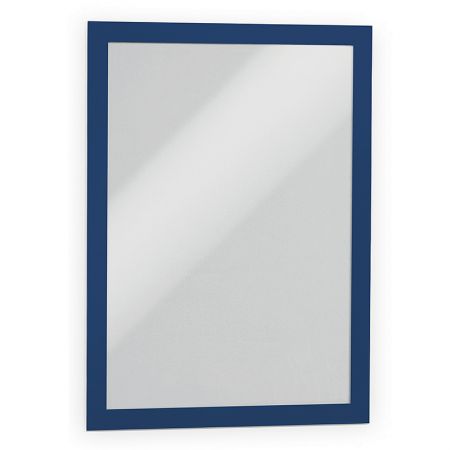 Pašlīpoša kabata DURABLE DURAFRAME® A4, ar rāmi, zila krāsā, 2 gab./iepak. (200-11519)