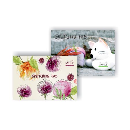 Zīmēšanas albums SMLT A4 formāts, 120 g, 48 lapas (100-04262)