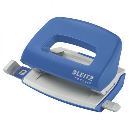 Mini caurumotājs Leitz NeXXt Recycle Mini, 10 lapas,  zilā (150-03969)