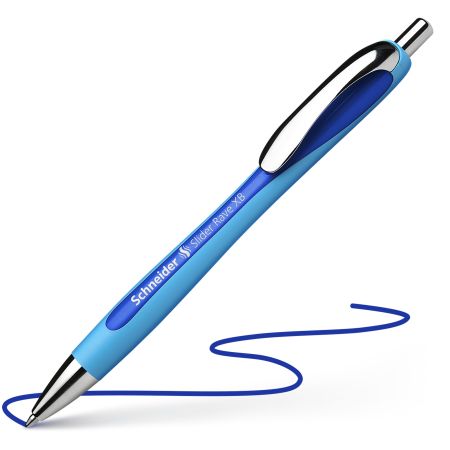 Lodīšu pildspalva SCHNEIDER SLIDER RAVE 1.4mm zila tinte (200-05194)