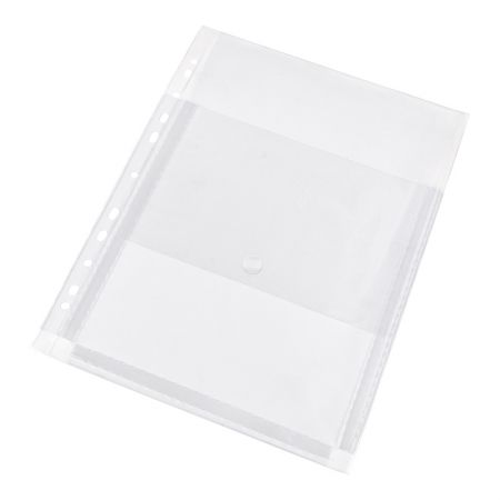 Mape prospektiem Panta Plast, PVC, A4 ar atlokiem, caurspīdīga, 10 gab./iepak. (150-03258)
