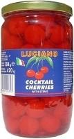 Kokteiļķirši sarkanie ar kātiņiem LUCIANO, 720ml/420g (450-14928)