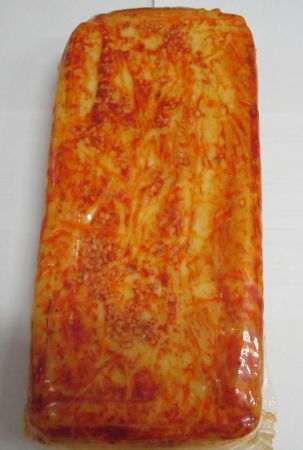Kūpināts siers "Medžiotojų", 45%,  ar sarkanajiem pipariem, RSM ~1 kg (450-16884)