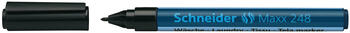Noturīgais marķieris SCHNEIDER tekstilam Maxx 248, 1 mm, melna tinte (200-03743)