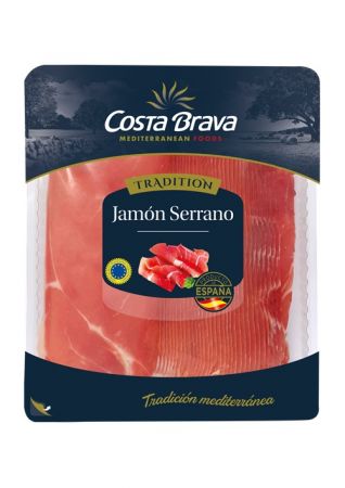 Cūkgaļas šķiņķis Jamon Serrano šķēlēs, 500 g, izt. (450-14740)