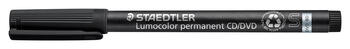 Noturīgais marķieris CD/DVD diskiem STAEDTLER LUMOCOLOR 310, 0.4mm, melns (200-01487)