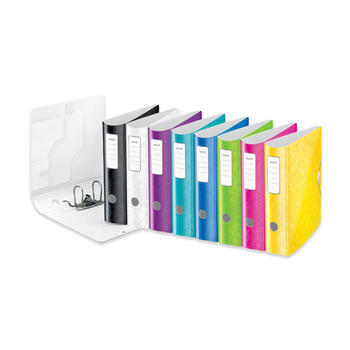 Mape-reģistrs LEITZ Active PP WOW, A4 formāts, 80 mm, zaļa (150-03642)