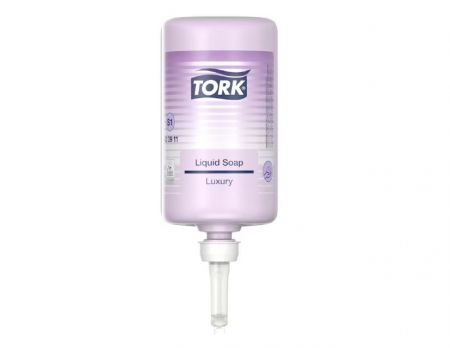 Šķidrās ziepes TORK Premium Soap Luxury S1,1L, 420911, violetā krāsā (400-09678)