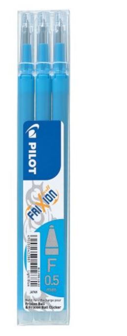 Serdenis PILOT FRIXION POINT 0.5mm, tumši zila tinte, 3 gab/iepakojumā (200-05572)