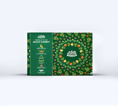 Zāļu un augļu tējas komplekts ŽOLYNĖLIS, 60 pc (450-10216)