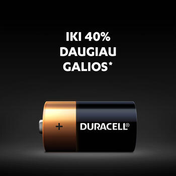 Baterija DURACELL Basic C, LR14, 2 gab./iepak. (250-05842)