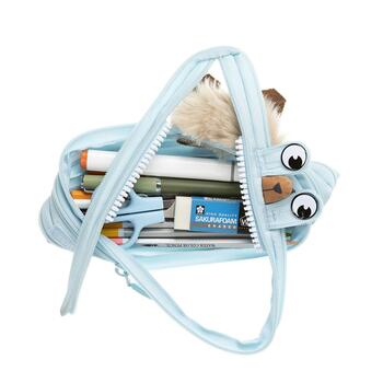 Penālis ZIPIT Unicorn Pouch, gaiši zils (550-05062)
