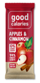 "Energy" dateļu batoniņš ar kaltētiem āboliem, Indijas riekstiem un kanēli GOOD CALORIES, 35g (450-14910)