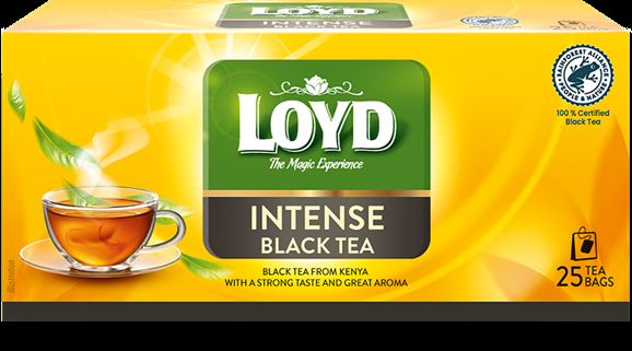 Melnā tēja LOYD Intense, 25 x 2 g (450-22545)