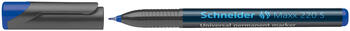 Noturīgais marķieris SCHNEIDER kodoskopa plēvēm OHP 220S, 0.4mm, zils (200-01504)