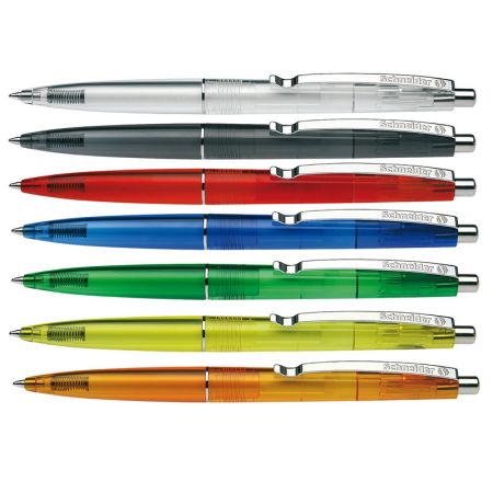 Lodīšu pildspalva SCHNEIDER ICY COLOURS K20, asorti caurspīdīgs korpuss, zila (200-00484)