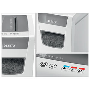Dokumentu smalcinātājs LEITZ IQ Slim Home Office, P4, 23 L, 4x28 mm, 10 lapas (250-06973)