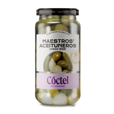 Dārzeņu un olīvu maisījums etiķī MAESTROS ACEITUNEROS, 345g/150g (450-27791)