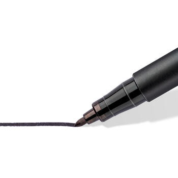 Noturīgais marķieris STAEDTLER kodoskopa plēvēm OHP 317M, 1 mm, melns (200-01511)