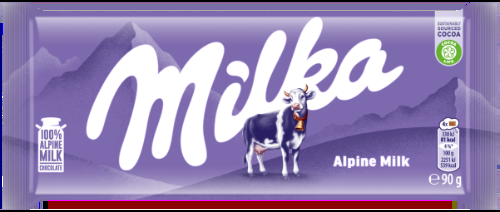 Milka Alpine Milk šokolādes tāfelīte 90g (450-27340)