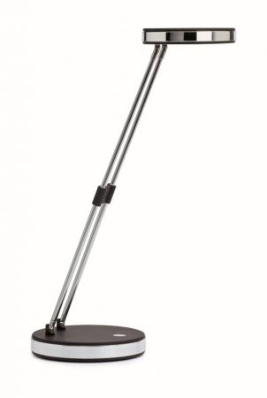 Galda lampa MAULpuck, LED spuldze, apaļa,  melna (250-08281)