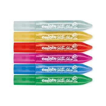 Dekoratīva līme ar spīdumiem CARIOCA 10.5ml, 6 krāsas (200-01953)