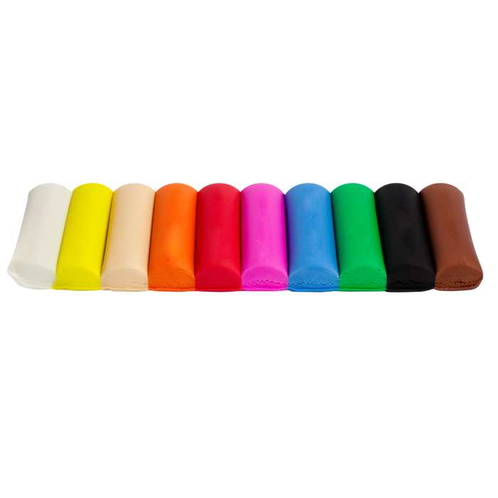 Plastilīns KORES, 10 krāsas (550-04420)