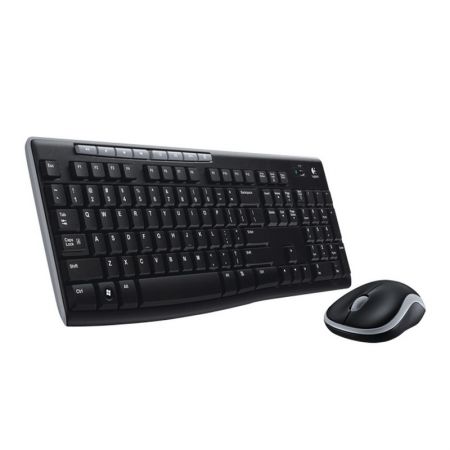 Komplekts LOGITECH MK270, bezvadu klaviatūra + pele, USB, EN, melna (250-03218)