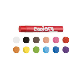Eļļas krītiņi CARIOCA, 10mm, 12gab (200-13629)