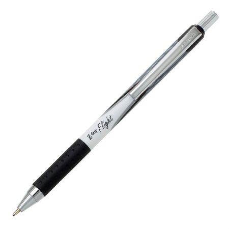 Lodīšu pildspalva ZEBRA Z-GRIP FLIGHT 1.2mm melna tinte (200-05866)