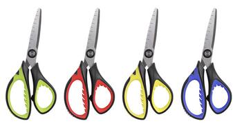 Šķēres ar gumijas rokturi 13,5 cm (200-14669)