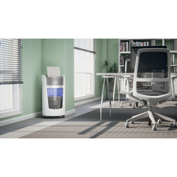 Dokumentu smalcinātājs Leitz IQ OptiMax Office P5, 35L, balts
Papīra smalcinātājs Leitz IQ OptiMax Office P5, 35L, balts (250-08810)