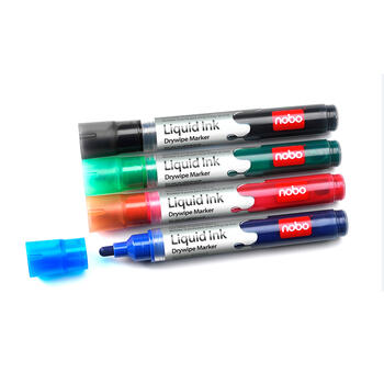 Marķieri tāfelei NOBO Liquid Ink, 6 gab., asorti krāsas (250-06518)